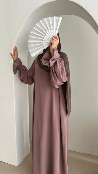 Abaya Souhaila mauve