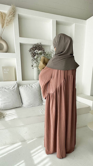 Abaya Amira altrosa