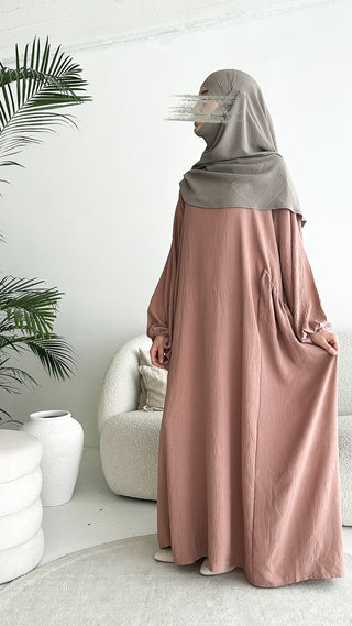 Abaya Amira altrosa