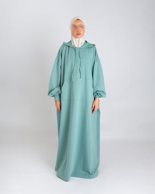 Hoodie Abaya mint