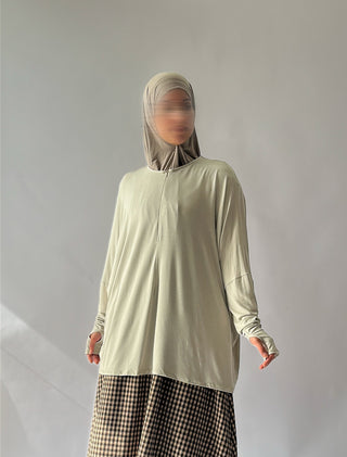 Oversize Viskose Shirt