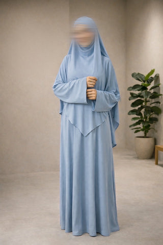 Jersey Abaya Set "Nahla" (Baumwolle)