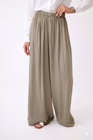 Lyocell Wide Leg Hose