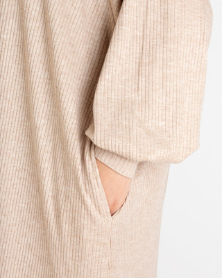 Viskose Abaya Polosy - Light Taupe