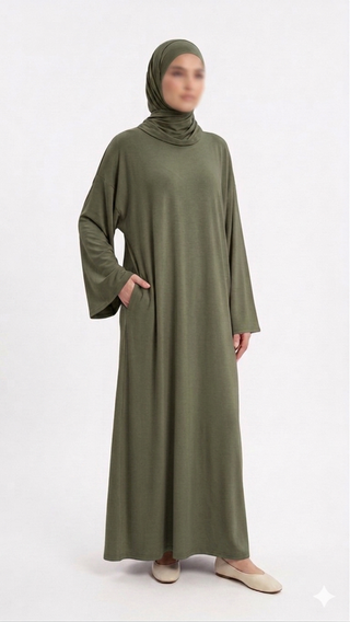 Cotton Abaya Mina Länge 1,55 m (Summer Edition)