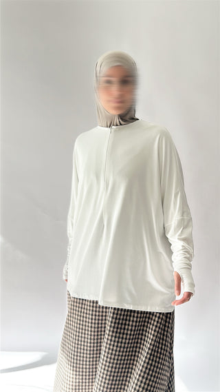 Oversize Viskose Shirt