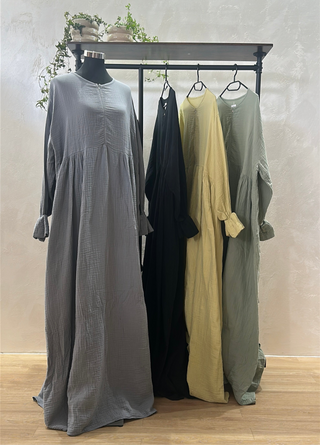 Oversize Musselin Abaya Sahra