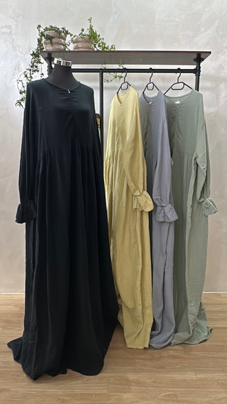 Oversize Musselin Abaya Sahra