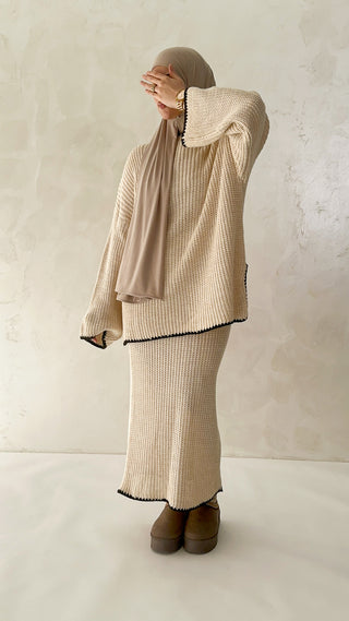 Strick Zweiteiler Sana