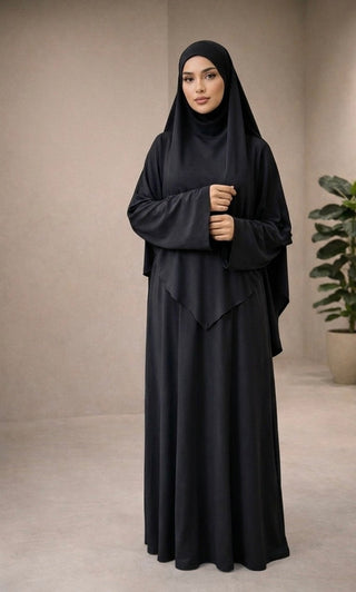 Jersey Abaya Set "Nahla" (Baumwolle)