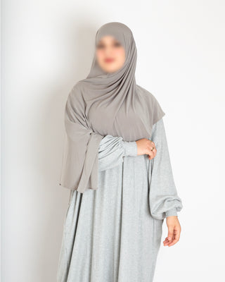 Viskose Abaya Polosy - Grau