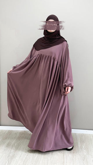 Abaya Nour mauve