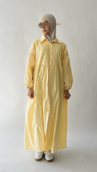 Baumwoll Hemdkleid