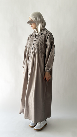 Baumwoll Hemdkleid