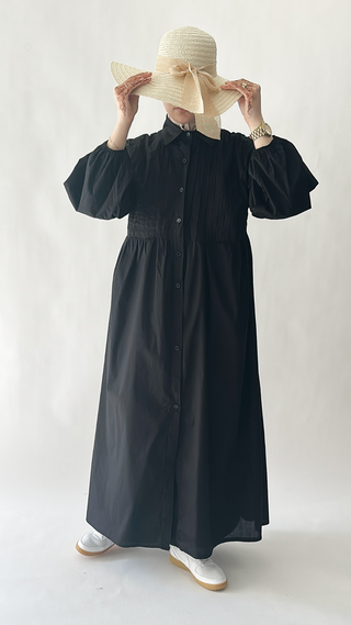 Baumwoll Hemdkleid