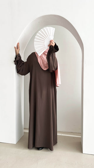 Abaya Souhaila taupe