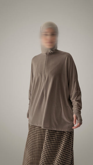 Oversize Viskose Shirt