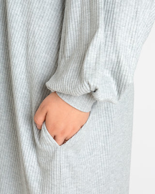 Viskose Abaya Polosy - Grau
