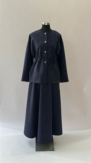 Zweiteiler Wildlederoptik