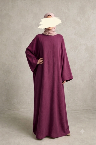 Musselin Kimono Abaya