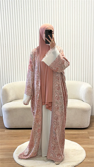 Kimono Abaya „Nour Al Layl“ - Ruby