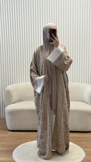 Kimono Abaya „Nour Al Layl“ - Café Crema
