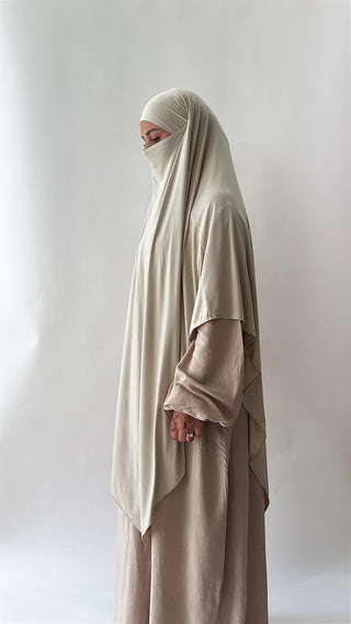 Maxi Jersey Khimar  - Bamboo Breeze