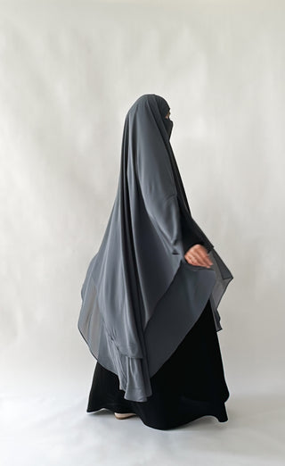 Doppellagiger Maxi Chiffonkhimar
