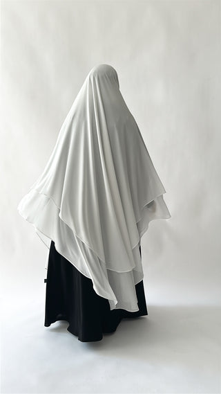 Doppellagiger Maxi Chiffonkhimar