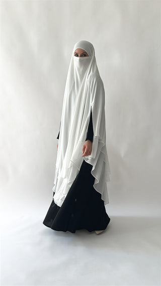 Doppellagiger Maxi Chiffonkhimar
