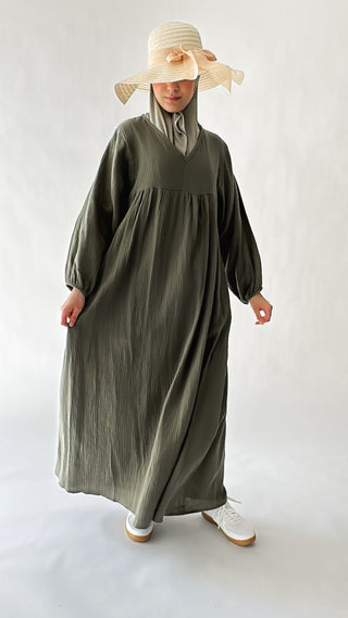 Musselin Kleid Leni