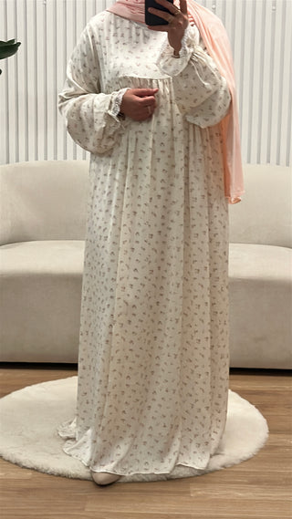 Breeze & Bloom Abaya - Dusty rose