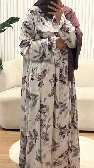 Breeze & Bloom Abaya - Lavendel