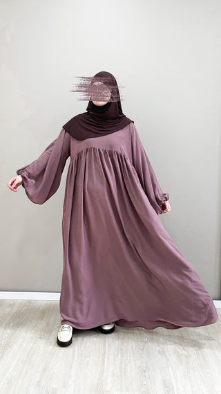 Abaya Nour mauve