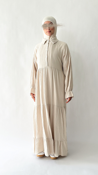 Musselin Stufenkleid Mila