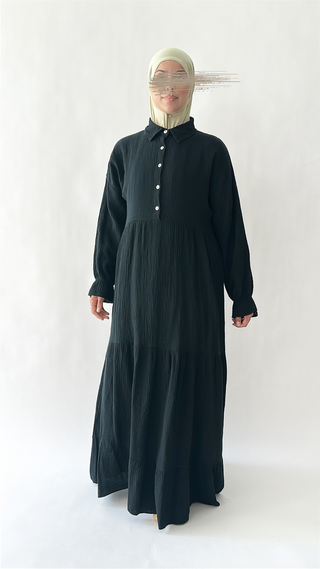 Musselin Stufenkleid Mila