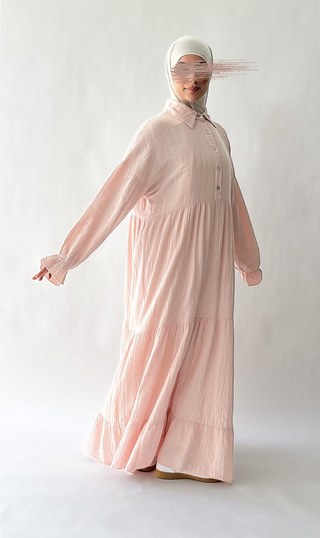 Musselin Stufenkleid Mila
