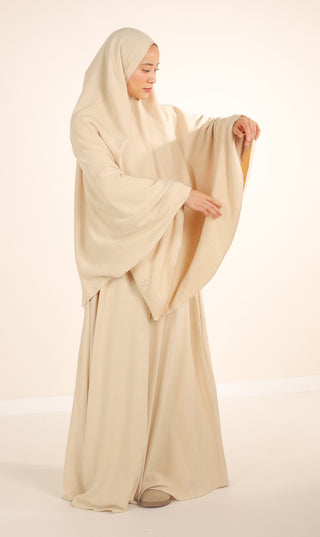 Natural Abaya "Nila" Coton
