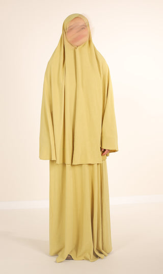 Natural Abaya "Nila" Lemon