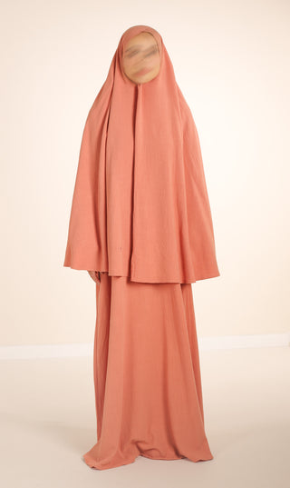 Natural Abaya "Nila" Salmone