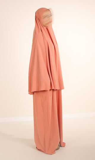 Natural Abaya "Nila" Salmone