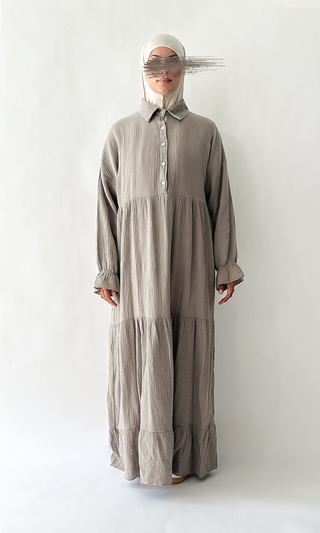 Musselin Stufenkleid Mila